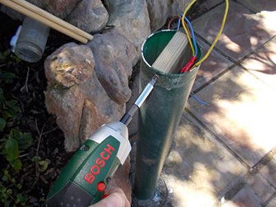 Installing Garden Lights - Image 8